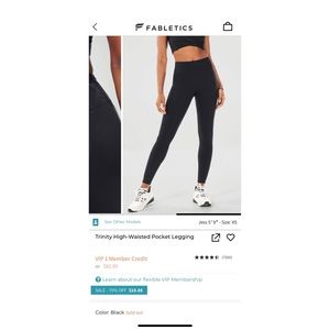 Fabletics Trinity high waisted pocket legging